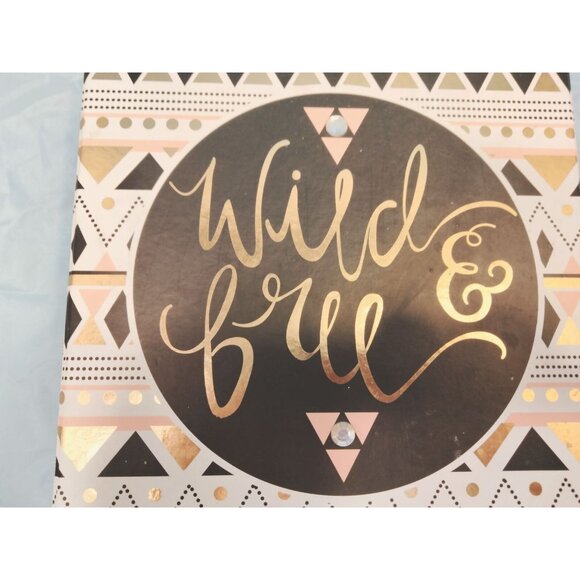 Wild and Free Storage Box Jewelry Gift Empty Pink Rhinestone Sheffield Home - Picture 4 of 9